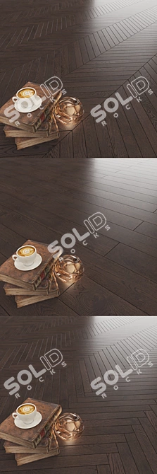 Grand Affogato Oak Parquet 3D model image 2