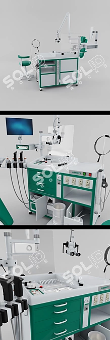 Advanced ENT Workstation 3D model image 2