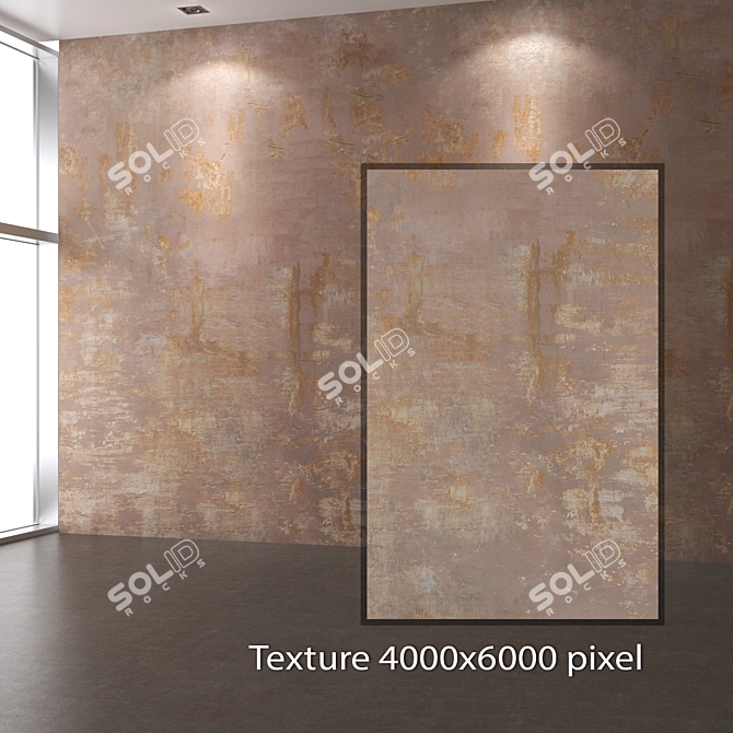 Seamless 4K Decorative Plaster 3D model image 2