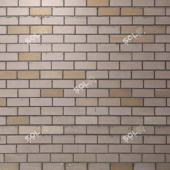 Seamless 4K Brickwork Texture 3D model image 3