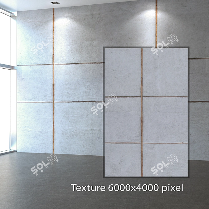 Seamless Concrete Texture - 4K 3D model image 2