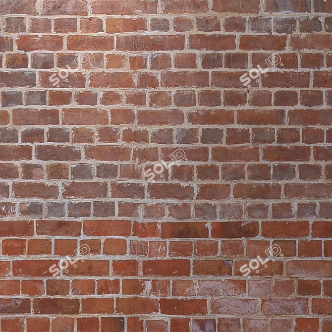 Seamless 4K Brickwork Texture 3D model image 3