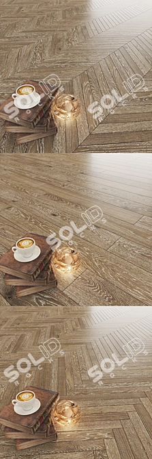 Oak Panforte Grande: Versatile Parquet 3D model image 2