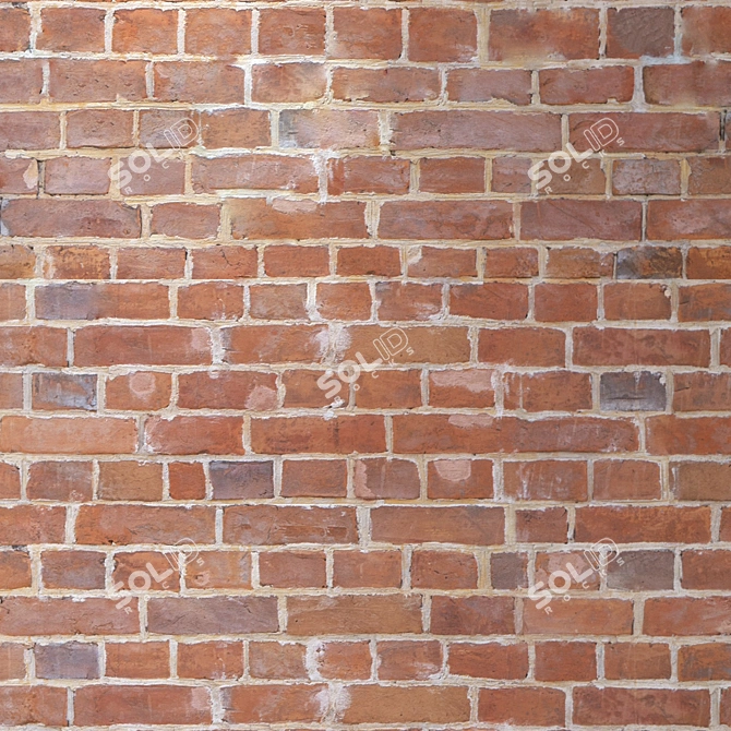 Seamless Brick Texture, 4K 3D model image 3