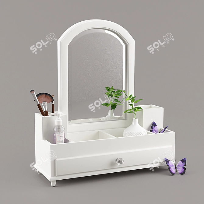 Chloe Beauty Storage: Organize & Beautify 3D model image 1