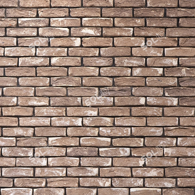 Seamless 4K Bricklaying Texture 3D model image 3