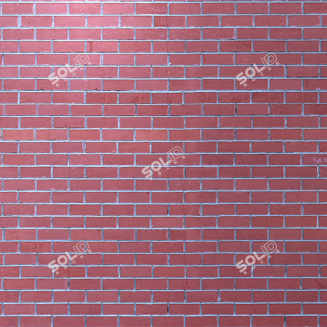 Seamless 4K Bricklaying Texture 3D model image 3