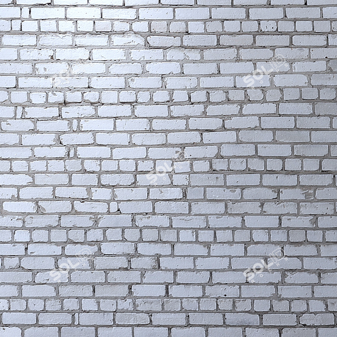 Seamless Brickwork Texture 3D model image 3