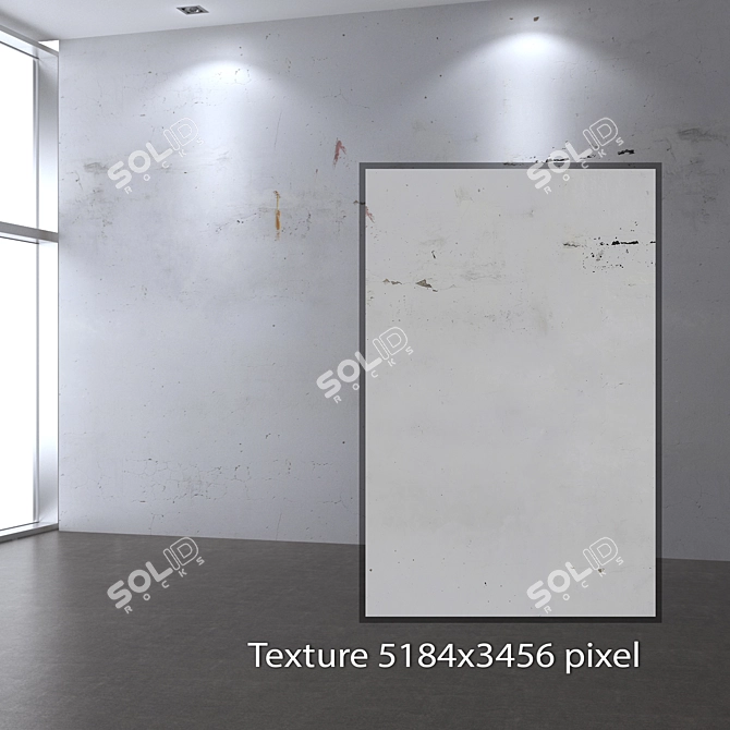 Custom Seamless Plaster Texture - 4K Resolution 3D model image 2