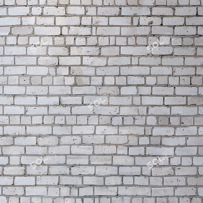 Seamless 4K Bricklaying Texture 3D model image 3