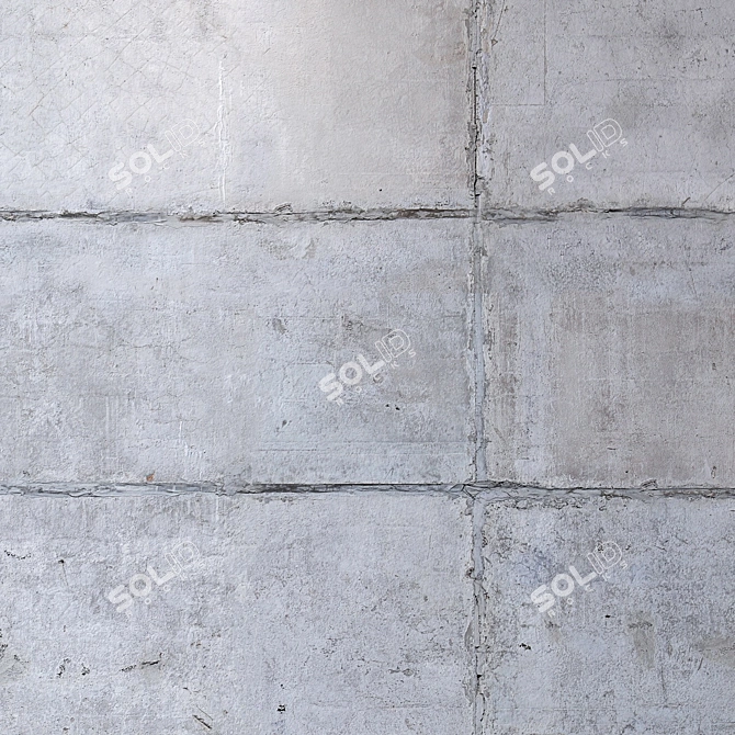 Seamless 4K Concrete Texture 3D model image 3