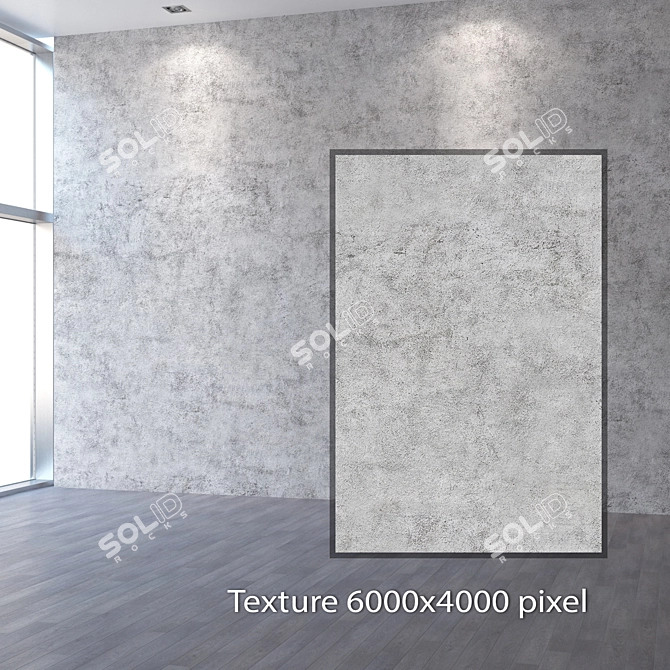 Seamless 4K Plaster Texture 3D model image 2