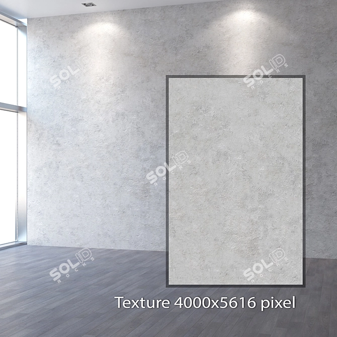 Seamless 4K Plaster Texture 3D model image 2