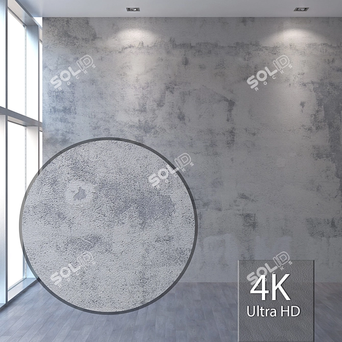 Title: Seamless Plaster Texture 3D model image 1