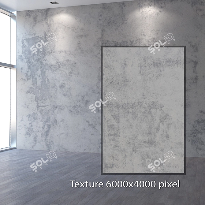 Seamless 4K Plaster Texture 3D model image 2