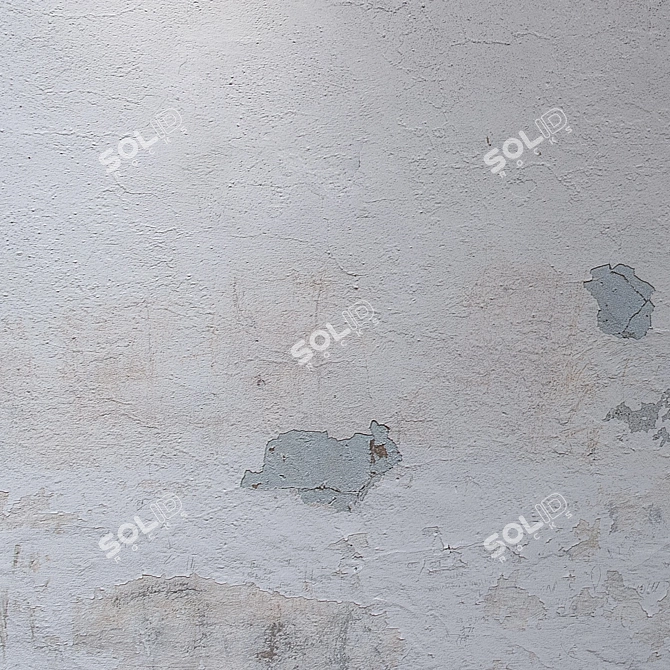 Seamless Plaster Texture in 4K 3D model image 3