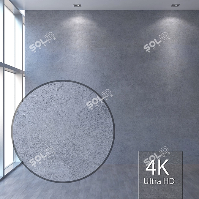 Title: Seamless 4K Plaster Texture 3D model image 1