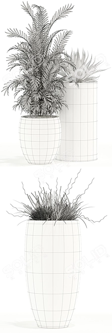 100 Awesomeplanters Collection 3D model image 3