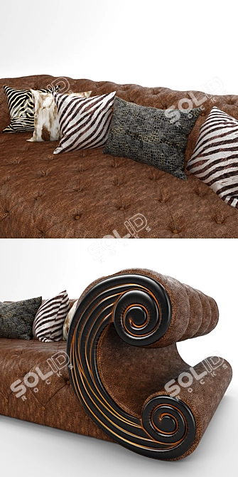 Cosy Crawl Sofa 3D model image 2