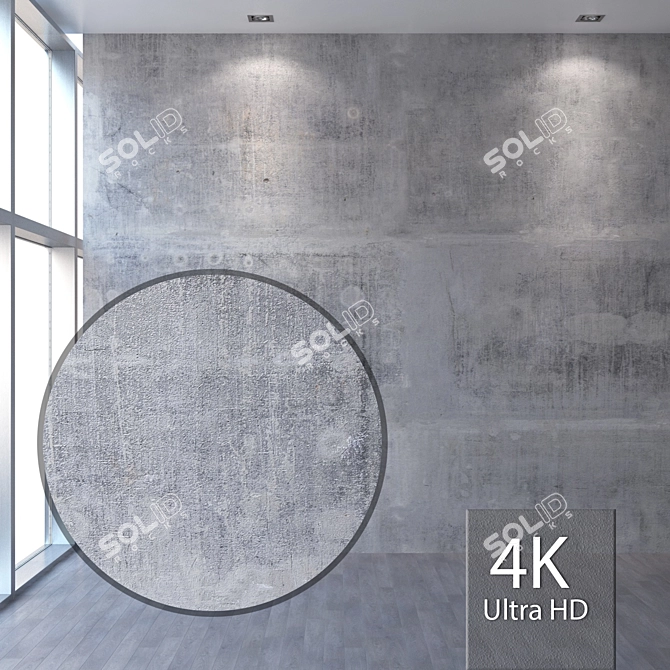 

"Seamless Concrete Texture 4K 3D model image 1