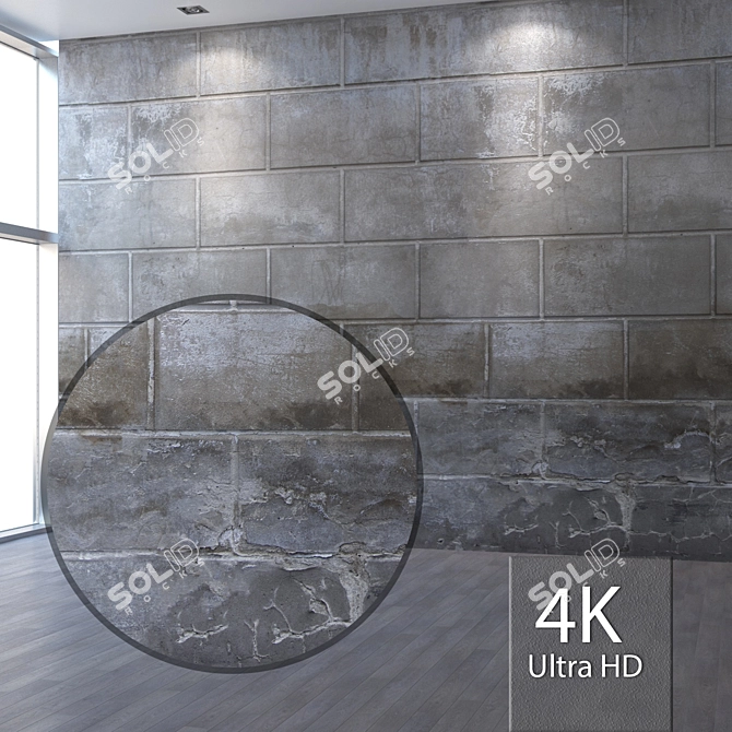 Title: Seamless 4K Masonry Texture 3D model image 1