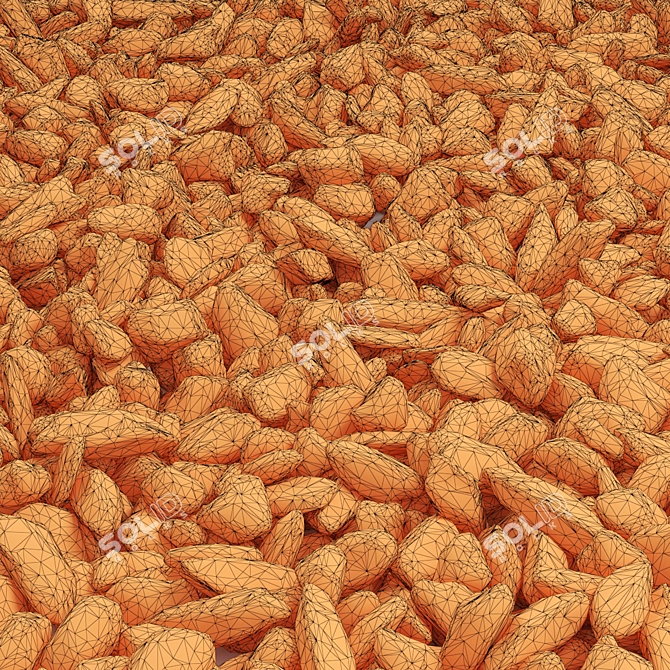 Rock Road: Triangles, 3D Max Compatible 3D model image 3