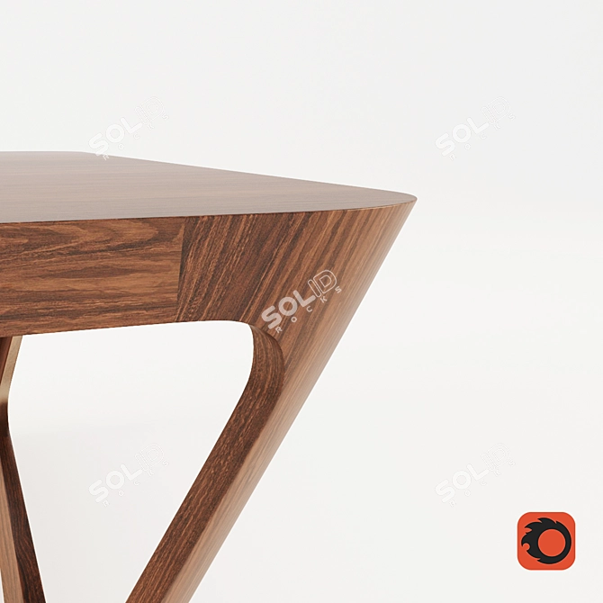 Bernhardt Design Area Table: Modern Elegance for Your Space 3D model image 2