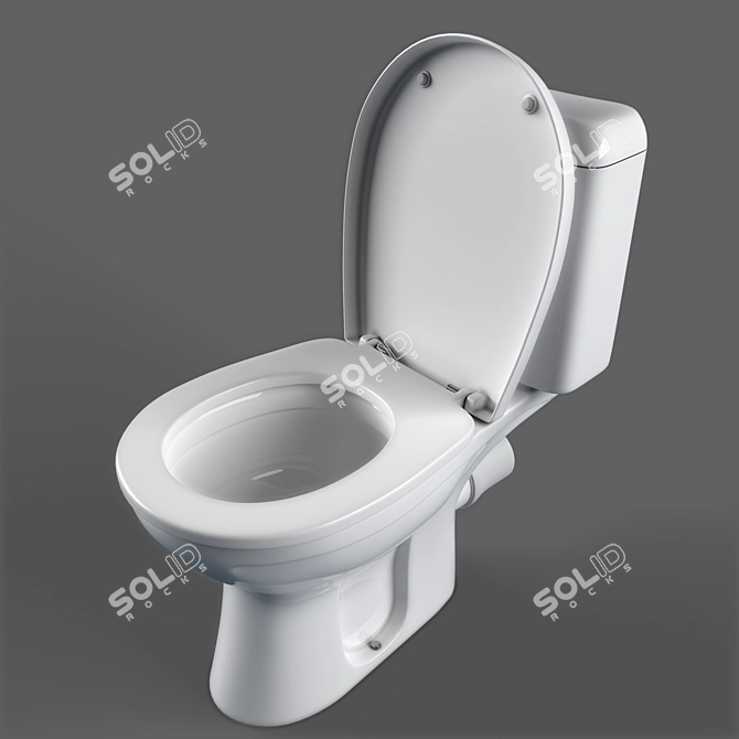 Modern Keramag Renova Floor Toilet 3D model image 1