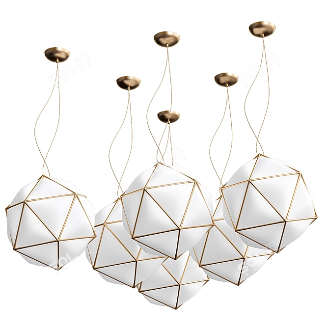 SEMAI SP: Elegant Illumination by Vetreria Vistosi 3D model image 1