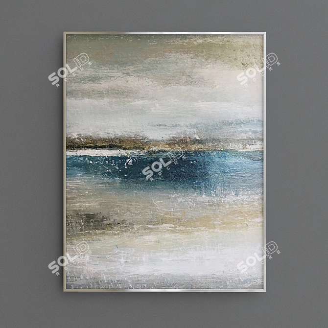 Ocean Serenity Canvas Prints 3D model image 3