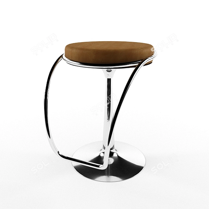 Circular Comfort: Ring Chair 3D model image 1