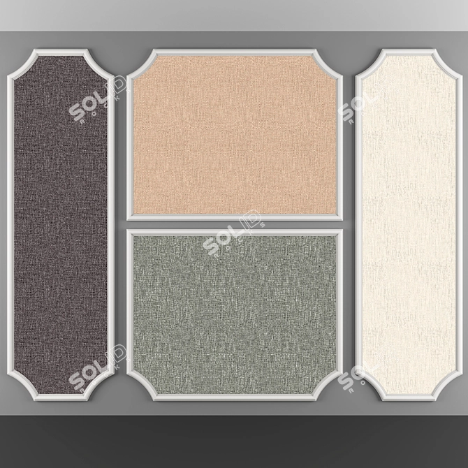 Essence Elgin 44 Wallpaper Collection - 4 Color Variations 3D model image 1