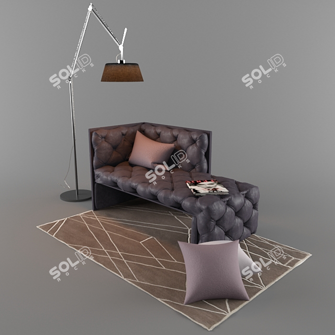 Versatile Upholstered Furniture 3D model image 1