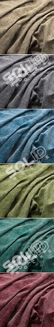 Luxurious Suede Fabric Collection 3D model image 3