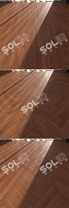 Dazzling Rovere Carvi Parquet 3D model image 2