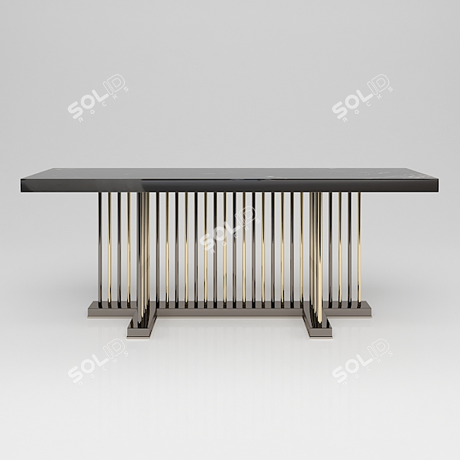 Elegant Schubert Longhi Console 3D model image 2