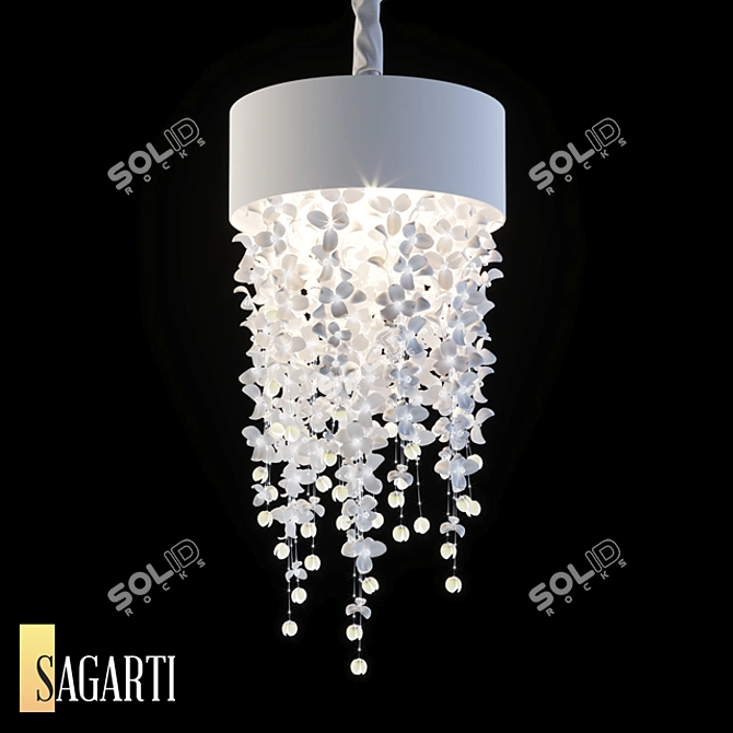 Ammi Suspension Lamp: Elegantly Designed, Premium Quality 3D model image 1
