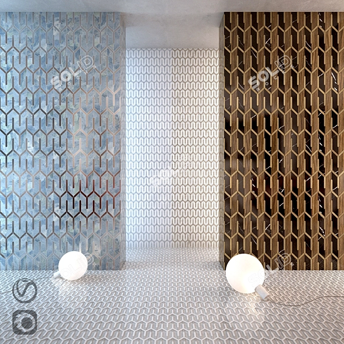 Title: Chicago Mosaic Collection 3D model image 1