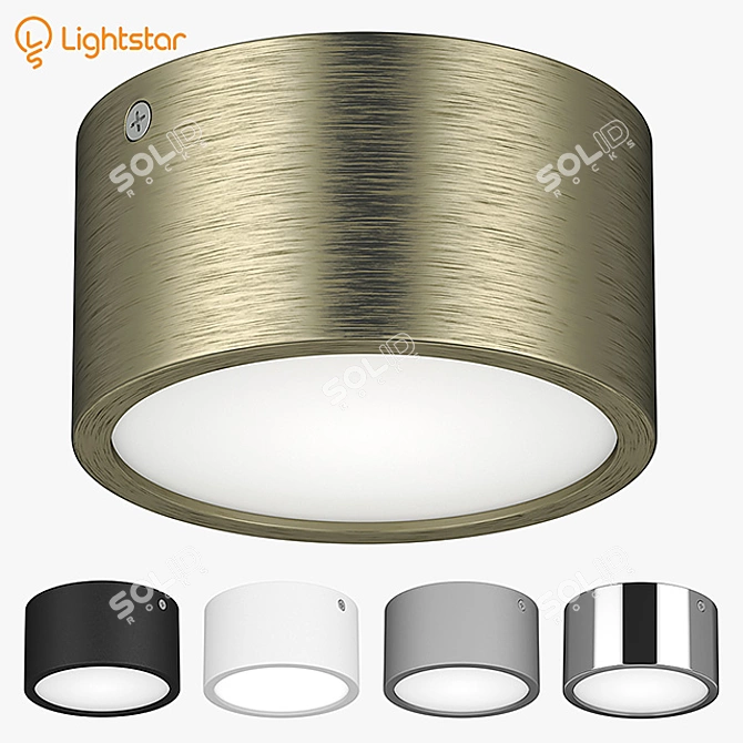 Zolla Lightstar LED Wall Light - Stylish and Functional 3D model image 1