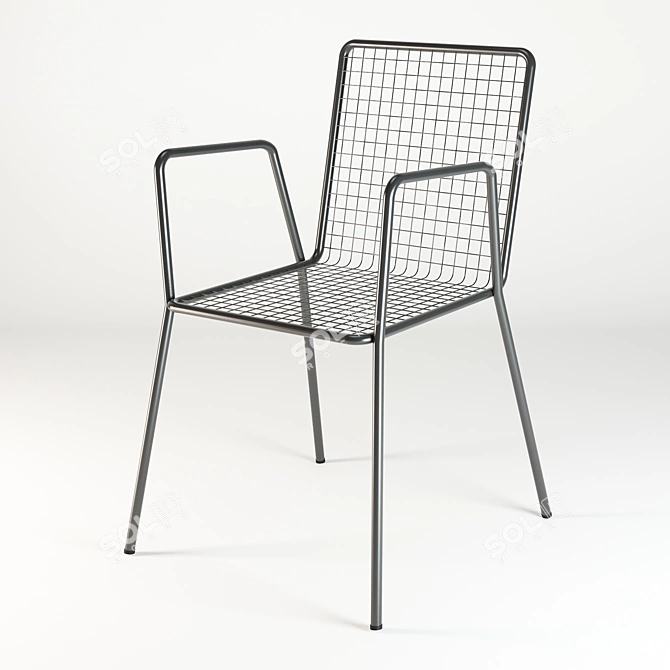 Bloomingville Wire Chair 3D model image 1