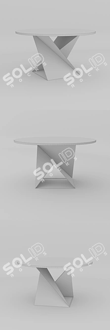 Modern Natisa Cube Table 3D model image 3