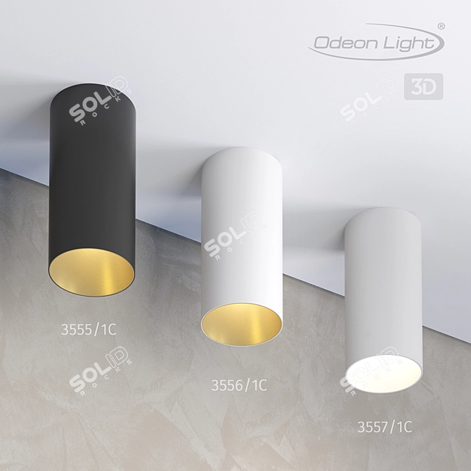 ODEON LIGHT PRODY Ceiling Surface Light 3D model image 1