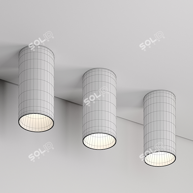 ODEON LIGHT PRODY Ceiling Surface Light 3D model image 2