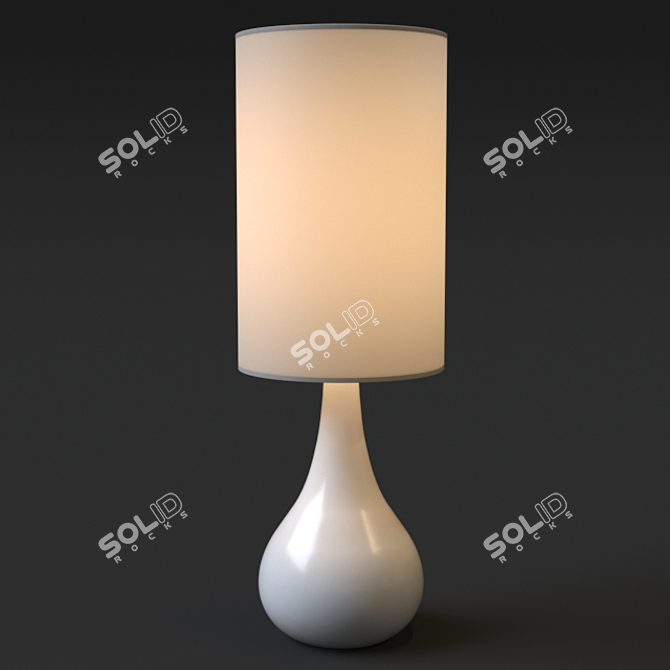 Elegant Touch: Kristy Lamp 3D model image 1