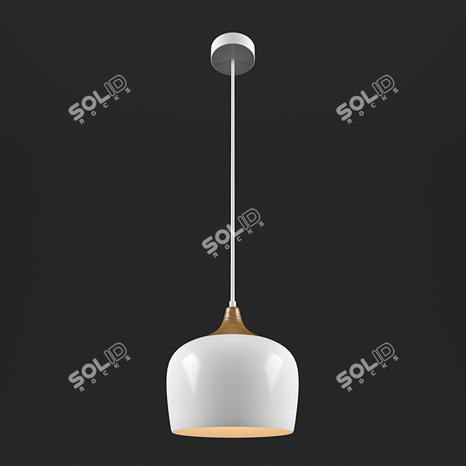 Modern Italux Britta Ceiling Lamp 3D model image 1