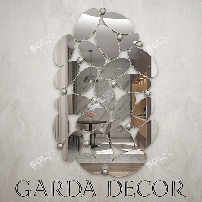 Garda Decor Mirror - Unique and Stylish 3D model image 1