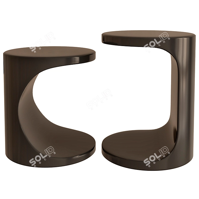 Minimalistic Elegance: Cernobbio Minotti Coffee Tables 3D model image 2