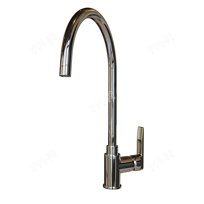 Sleek Teka Faucet: Realistic 3D Model 3D model image 1
