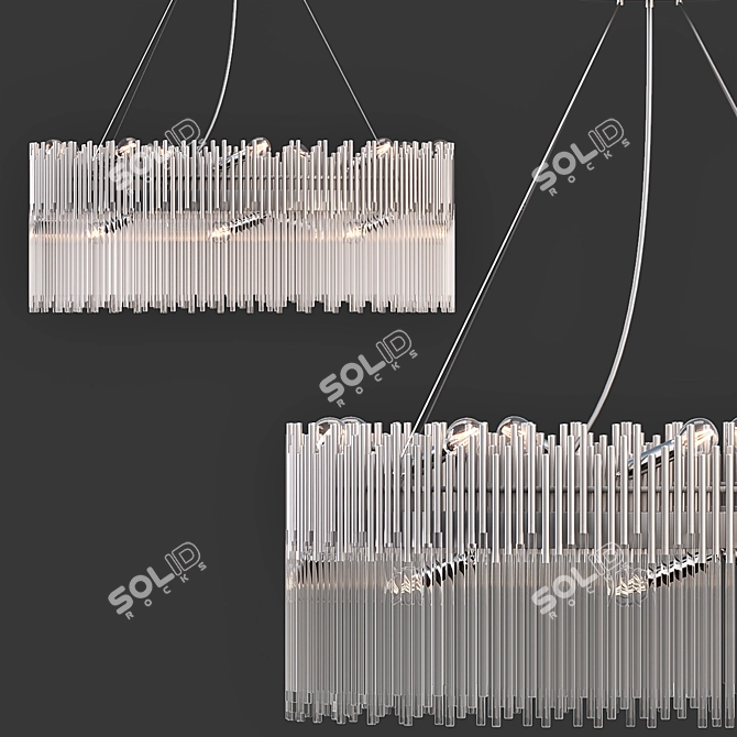 Astoria 80x80х33: Elegant Chandelier by Dantone 3D model image 6