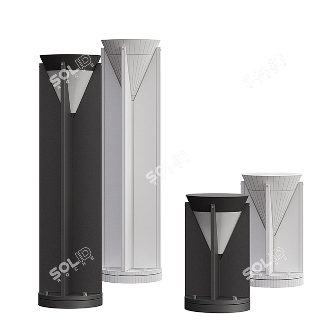 Thorn Bollard Avenue Light 3D model image 3